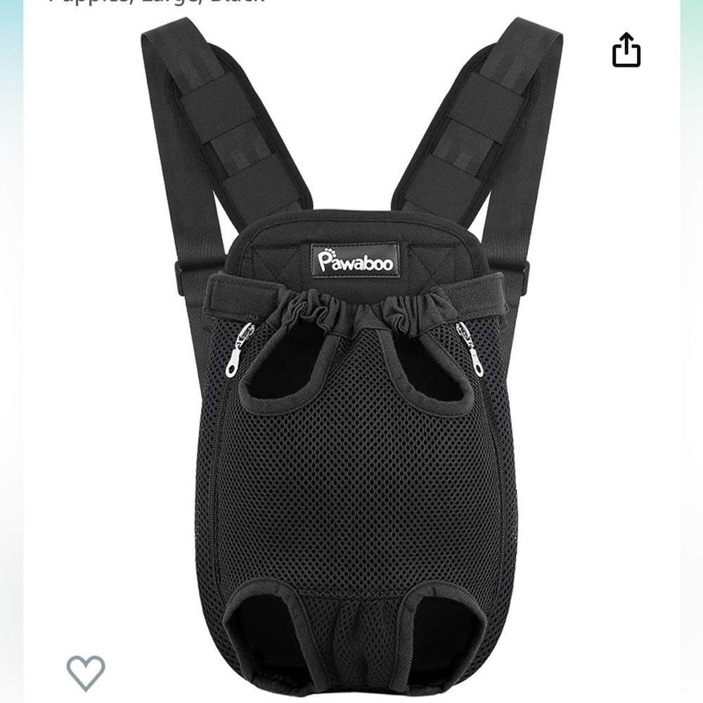 Pawaboo pet carrier backpack